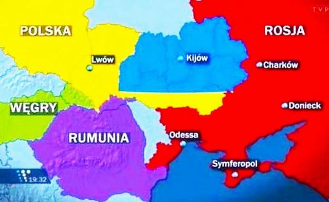 世界乌克兰地图（乌克兰人民共和国地图）