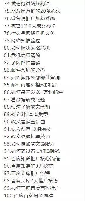 100集互联网生意课程